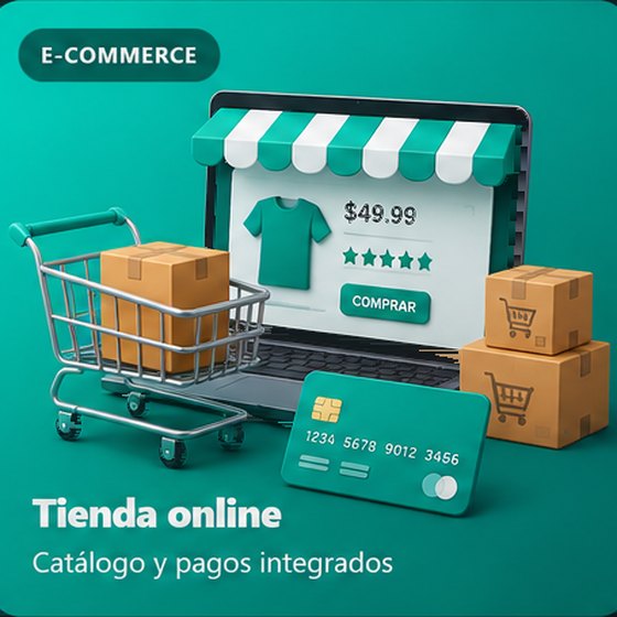 Tienda online: e-commerce con catálogo y pagos