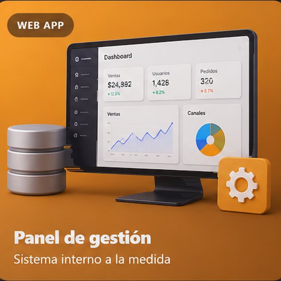 Panel de gestión: web app a la medida